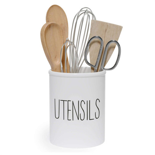Wayfair White Utensil Crocks & Holders You'll Love in 2023